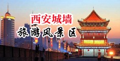 插白嫩中国陕西-西安城墙旅游风景区